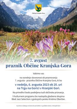 Plakat - občinski praznik 2023